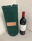 Canvas gift bag for wine or alcohol
