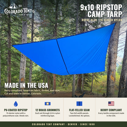 9x10 Ripstop Camp Tarp