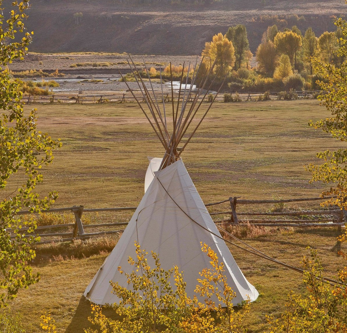 Traditional Canvas Tipi Tent: Handmade in Denver