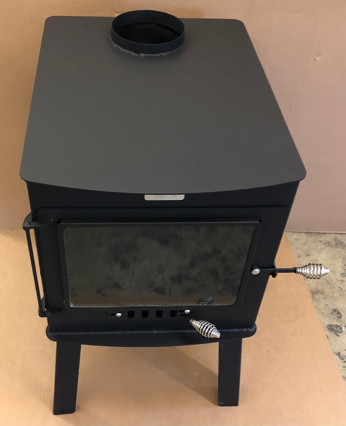 Woodsman XXL Wood Stove by North Woods Fabrication, flat steel top